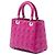 Lady Dior in agnello cannage rosa, misura Medium - vista 2