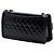 Chanel Boy Brick Horizontal Flap in vernice nera e impreziosita da cristalli acrilici Nero - vista 2