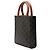 Céline Celine Brown Mini Triomphe Coated Canvas Vertical Cabas Satchel Marrone Marrone scuro - vista 2
