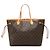 Louis Vuitton Marrón Monogram Neverfull GM Castaño