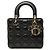 Dior Black Small Lambskin Cannage My ABCDior Lady Dior Nero