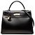 Hermès Black Box Calf Kelly Sellier 32 Nero