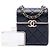 Chanel Black Small Quilted Lambskin Box With Chain Nero - vista 7