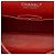 Chanel Red Medium Classic Caviar Double Flap Rosso Bordò - vista 4