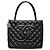 Chanel Black Caviar Medallion Tote Nero