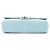 Chanel Blue CC trapuntato in pelle di vitello Single Flap Blu chiaro - vista 3
