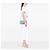 Chanel Blue CC trapuntato in pelle di vitello Single Flap Blu chiaro - vista 6