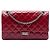 Chanel Red Quilted Crinkled Patent Reissue 2.55 Double Flap 226 Rosso