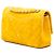 Chanel Giallo Medium Classic Velvet Double Flap - vista 2