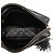 Camera Chanel Black Medium CC gesteppte Lammfell-Umhängetasche mit Quaste Schwarz - Ansicht 4