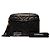 Camera Chanel Black Medium CC gesteppte Lammfell-Umhängetasche mit Quaste Schwarz - Ansicht 8