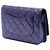 Wallet On Chain Portafoglio con catena Chanel Blue Quilted Shiny Aged Calfskin Reissue 2.55 - vista 2