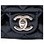 Chanel Blue Paris Salzburg Medium Patent e Goatskin CC Eyelet Flap Blu navy - vista 5