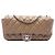 Chanel Marrone Lambskin Trapuntato Coco Rain Flap Media
