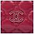 Chanel Red CC gestepptes Kalbsleder Double Stitch Hamptons Wallet on Chain Rot - Ansicht 5