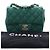 Chanel Green Mini Square Classic Lambskin Single Flap Verde - vista 15
