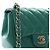 Chanel Green Mini Square Classic Lambskin Single Flap Verde - vista 6