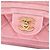 Chanel Mini Flap aus rosa gestepptem Samt mit Doppelverschluss Pink - Ansicht 5