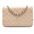 Chanel Beige CC gestepptes Lammleder Diamond Wallet On Chain