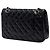 Chanel Black Medium Classic Lambskin Double Flap Nero - vista 2