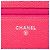 Wallet On Chain Portafoglio con catena Chanel Pink Caviar Bicolor CC Rosa - vista 5