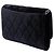 Wallet On Chain Chanel Black CC gestepptes Samt-Portemonnaie mit abnehmbarer Kette Schwarz - Ansicht 2