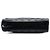 Chanel Black Glazed Crackled Calfskin Mademoiselle Flap - vista 3