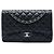 Chanel Black Jumbo Classic Caviar Double Flap Nero