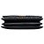 Chanel Black Quilted Crinkled Patent Pagoda Accordion Flap Negro - vista 3