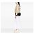 Chanel Black Quilted Crinkled Patent Pagoda Accordion Flap Negro - vista 5
