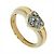 Anello Tiffany & Co. Friendship Heart Pavé in oro giallo 18K D'oro