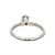 Tiffany & Co. Solitärring aus Platin - Ansicht 4