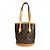 Louis Vuitton Bucket PM Tragetasche Braun