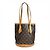 Louis Vuitton Bucket PM Tragetasche Braun - Ansicht 2