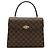 Borsa Louis Vuitton Damier Malesherbes Marrone Damier ebene - vista 2