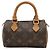 Borsa Clutch Louis Vuitton Monogram Mini Speedy M41534 Marrone Monogramma