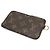 Louis Vuitton Monogram Pochette Clé Complice Monedero Castaño Monograma - vista 3