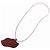 Hermès Collana con pendente Hermes Lips Veau Swift Rouge H K Stamp Rosso