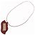 Hermès Collana con pendente Hermes Lips Veau Swift Rouge H K Stamp Rosso - vista 3