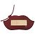 Hermès Collana con pendente Hermes Lips Veau Swift Rouge H K Stamp Rosso - vista 5