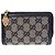 Gucci Navy GG Canvas Bi-fold Wallet Marineblau