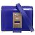 Borsa a tracolla in pelle blu Gancini Salvatore Ferragamo