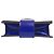Borsa a tracolla in pelle blu Gancini Salvatore Ferragamo - vista 4