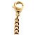 Collana Chanel Coco Mark Motivo Continente Africano Argento Bianco D'oro - vista 7