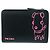 Saffiano Prada Bi-Fold Wallet mit Maria Dog Illustration Schwarz Pink