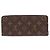 Cartera Louis Vuitton Clemence Monogram Long Castaño Rosa Monograma - vista 2