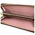 Cartera Louis Vuitton Clemence Monogram Long Castaño Rosa Monograma - vista 4