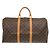 Borsa Boston Louis Vuitton Keepall 50 Monogram Marrone Monogramma - vista 2