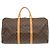 Louis Vuitton Keepall 50 Monogram Boston Bag Brown - view 2