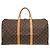 Borsa Boston Louis Vuitton Keepall 50 Monogram Marrone Monogramma - vista 2
